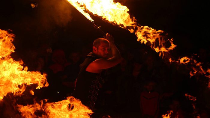 Compagnie CHK1 - spectacle de feu